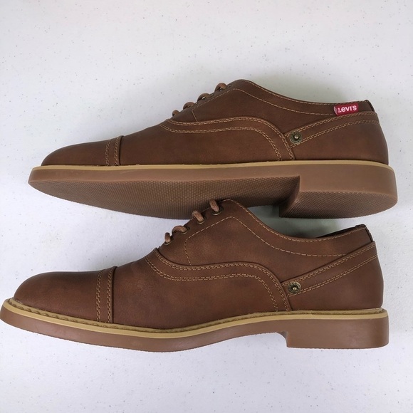 Levis ESSEX UL LEATHER LOW SPORT SNEAKERS SHOES - Picture 4 of 11